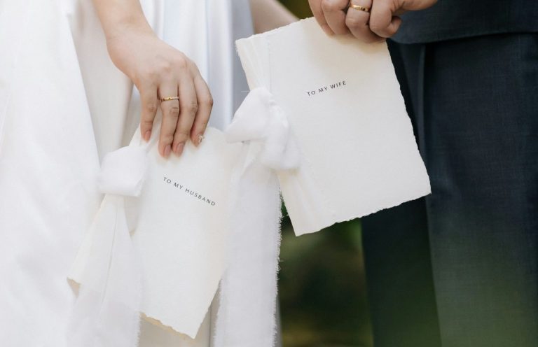 wedding vows exchanged